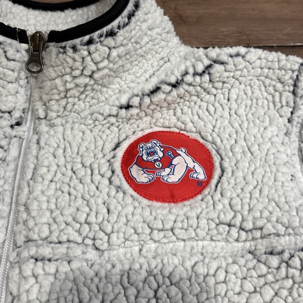 Champion Women's Fresno State Bulldogs NCAA Sherpa Full Zip Jacket Sizes S - Picture 2 of 9
